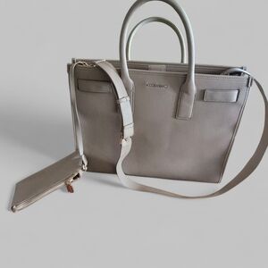 Anne Klein Large 3 Piece Tote Set Beige